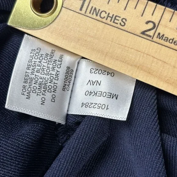 Peter Millar Perth Performance 1/4 Zip Pullover Navy Mens XL Golf Stretch Logo - Picture 11 of 11